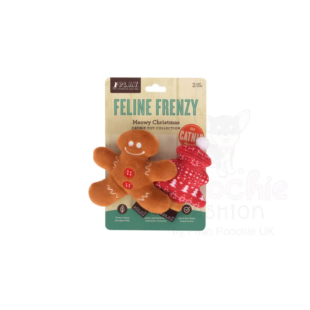 Feline Frenzy Meowy Christmas Cat Toy - P.l.a.y - 3