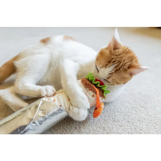 Feline Frenzy Shrimp Purrito Cat Toy - P.l.a.y - 2