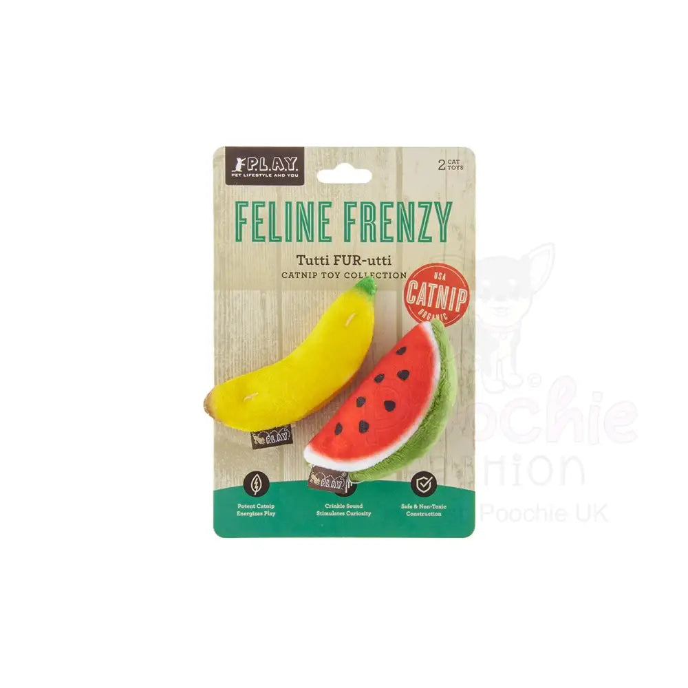 Feline Frenzy Tutti Fur-utti Cat Toy Pack of 2 - P.l.a.y - 3