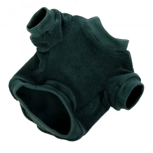 Forest Green Micro Fleece Dog Sweatshirt - Rich Paw - 2