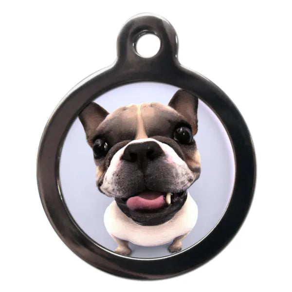 French Bulldog Fish Eye Dog Id Tag Ps Pet Tags 1