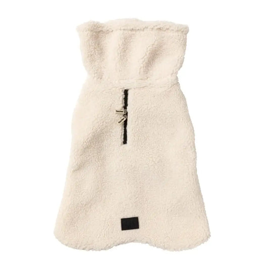 Fuzzyard Cosy Snood Fleece Dog Coat - Cream - Fuzzyard - 2