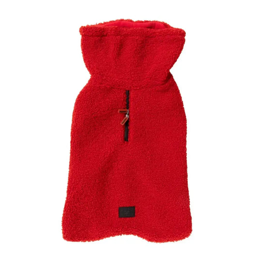Fuzzyard Cosy Snood Fleece Dog Coat - Red - Fuzzyard - 2