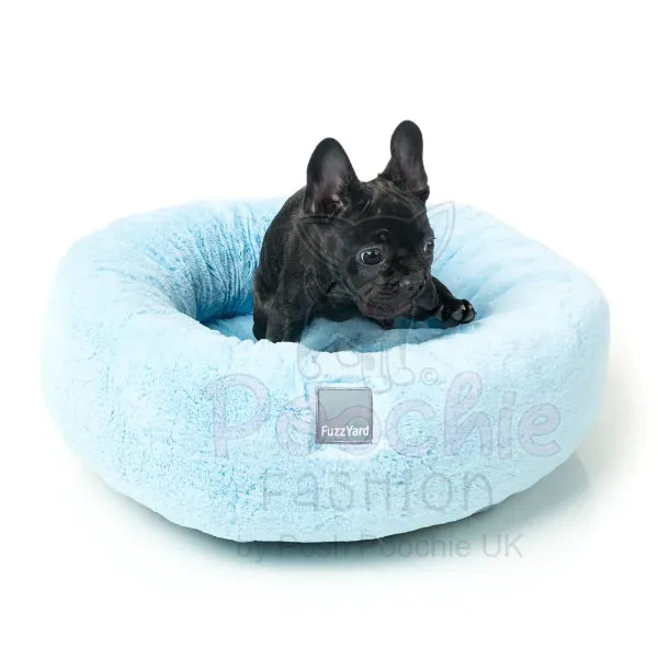 Fuzzyard Dreameazzzy Cuddler Dog Bed in Blue Fuzzyard 3