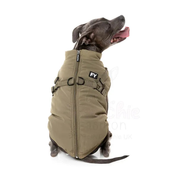 Fuzzyard Flash Dog Harness Jacket - Khaki - Fuzzyard - 4