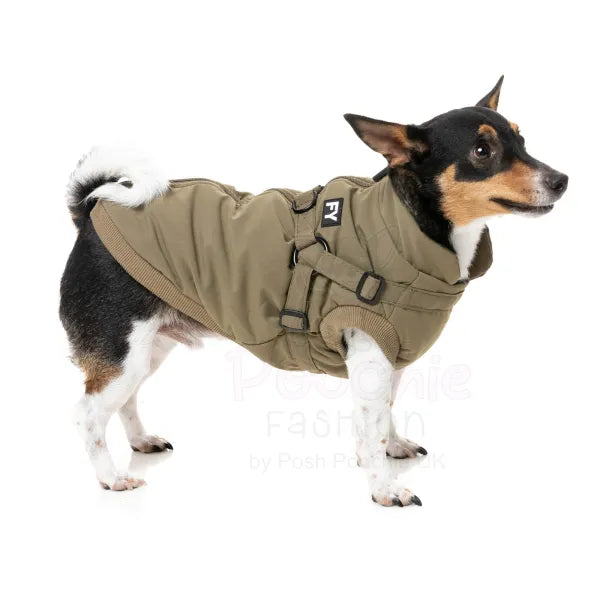 Fuzzyard Flash Dog Harness Jacket - Khaki - Fuzzyard - 6