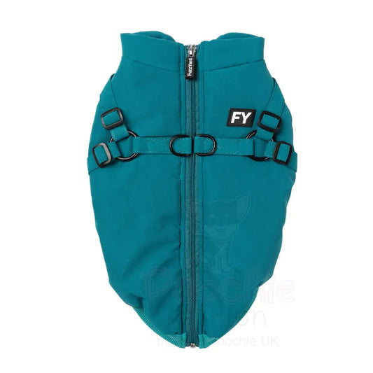 Fuzzyard Flash Dog Harness Jacket - Teal - Fuzzyard - 2