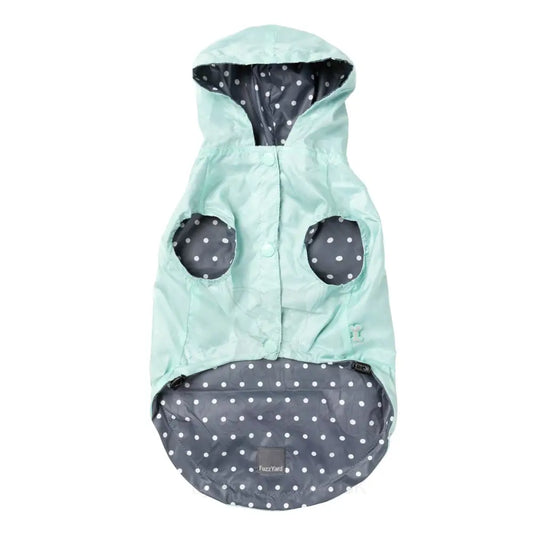 Fuzzyard Flipside 24 Reversible Dog Raincoat - Mint - Fuzzyard - 2