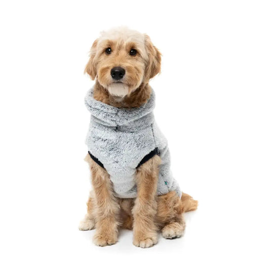 Fuzzyard Frosted Teddy Dog Fleece Jumper - Navy - Fuzzyard - 2