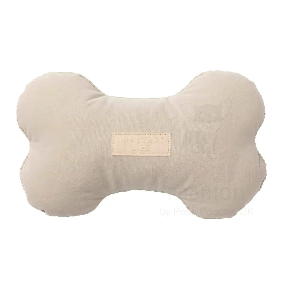 Fuzzyard Life Bone Dog Toy in Sandstone - Fuzzyard - 3
