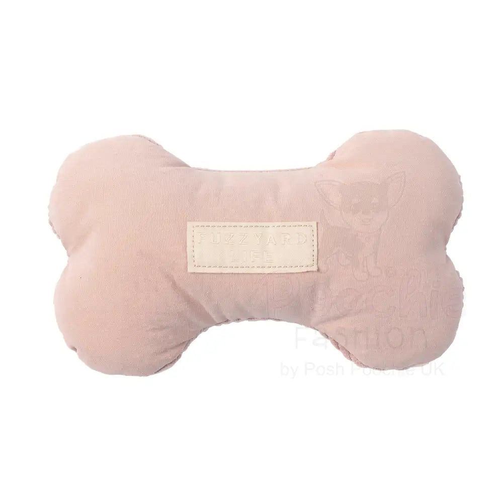 Fuzzyard Life Bone Dog Toy in Soft Blush Pink - Fuzzyard - 3