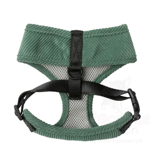 Fuzzyard Life Corduroy Dog Harness in Myrtle Green - Fuzzyard - 2