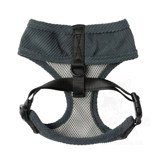 Fuzzyard Life Corduroy Dog Harness in Slate Grey - Fuzzyard - 2
