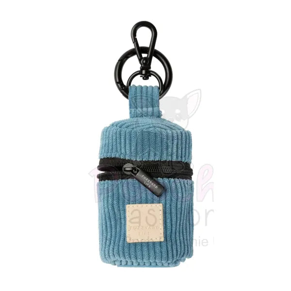 Fuzzyard Life Corduroy Poop Bag Dispenser in French Blue - Fuzzyard - 2