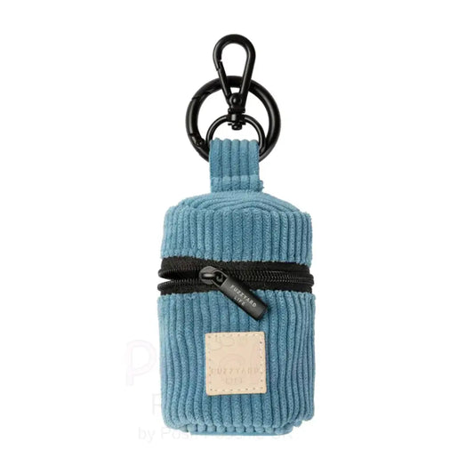 Fuzzyard Life Corduroy Poop Bag Dispenser in French Blue - Fuzzyard - 2