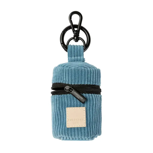 Fuzzyard Life Corduroy Poop Bag Dispenser in French Blue - Fuzzyard - 2