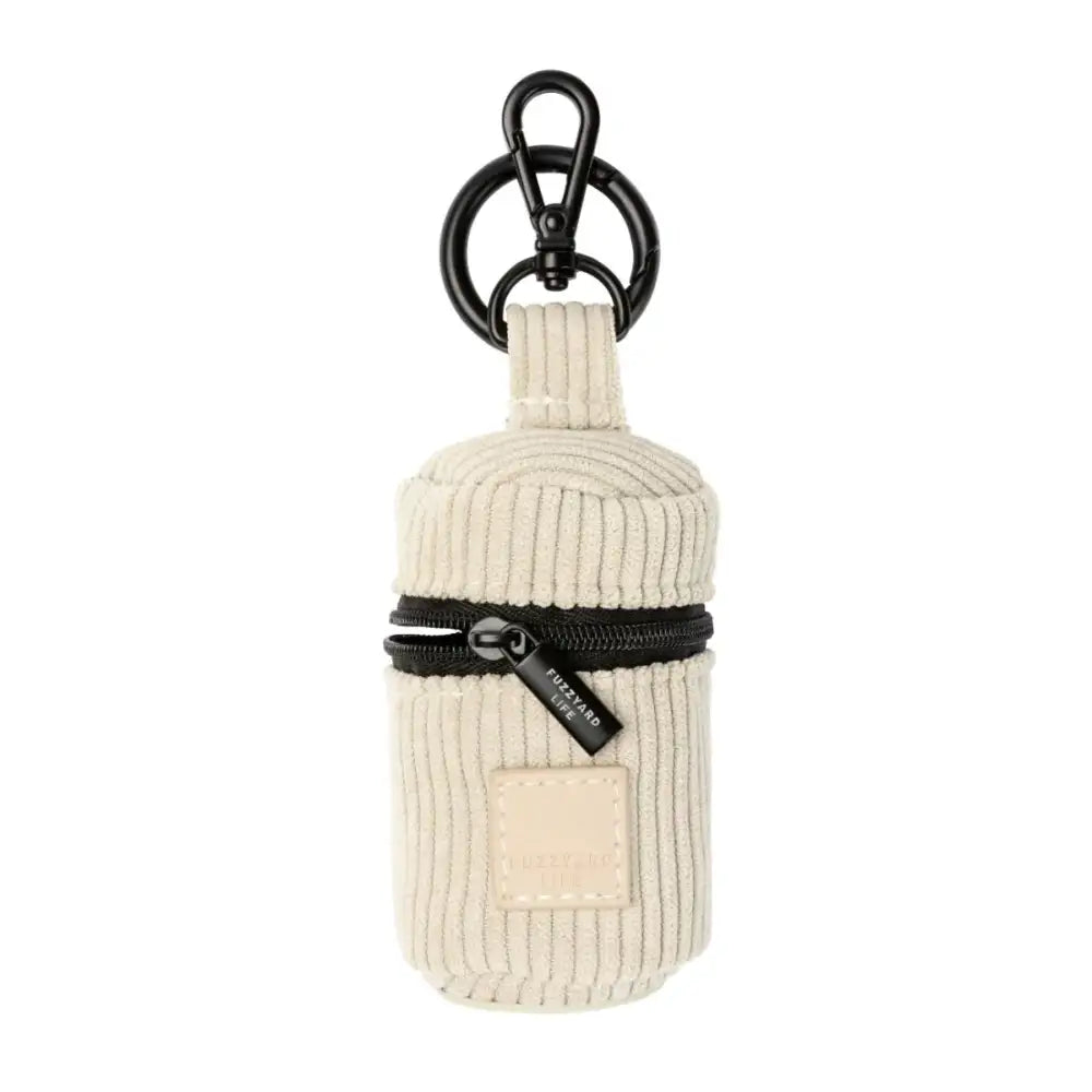 Fuzzyard Life Corduroy Poop Bag Dispenser in Sandstone - Fuzzyard - 2