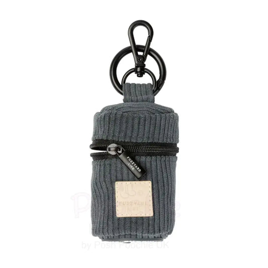 Fuzzyard Life Corduroy Poop Bag Dispenser in Slate Grey - Fuzzyard - 2