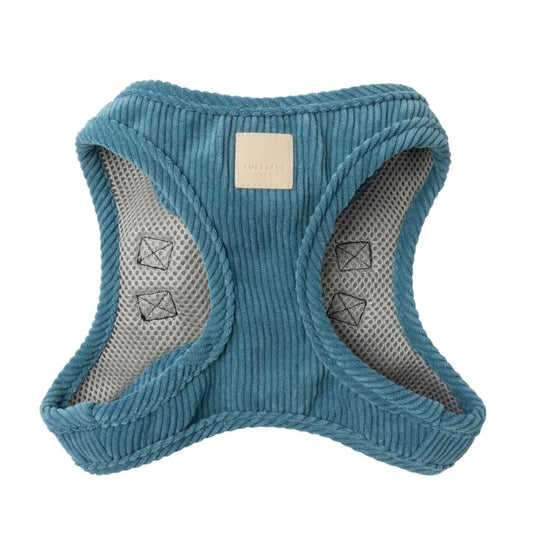 Fuzzyard Life Corduroy Step-in Dog Harness in French Blue - Fuzzyard - 2