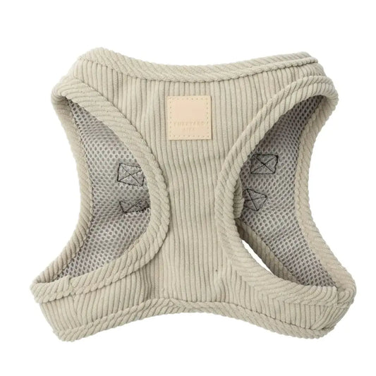 Fuzzyard Life Corduroy Step-in Dog Harness in Sandstone - Fuzzyard - 2