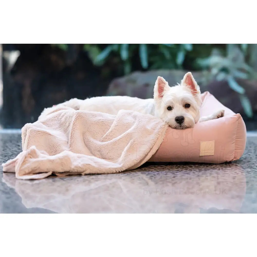 Fuzzyard Life Cotton Dog Bed in Soft Blush Pink - Fuzzyard - 5