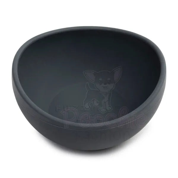 Fuzzyard Life Silicone Dog Bowl in Slate Grey - Fuzzyard - 2