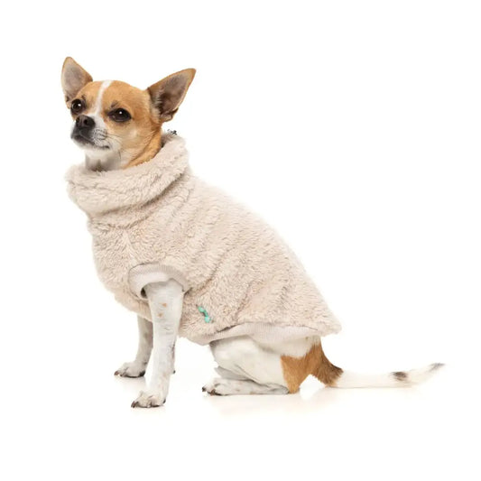 Fuzzyard Turtle Teddy Dog Fleece Jumper - Beige - Fuzzyard - 2