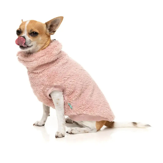 Fuzzyard Turtle Teddy Dog Fleece Jumper - Blossom Pink - Fuzzyard - 2