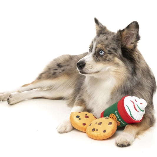 Cookie Kringle Puppuccino & Cookies 3 pk Christmas Dog Toys By FuzzYard