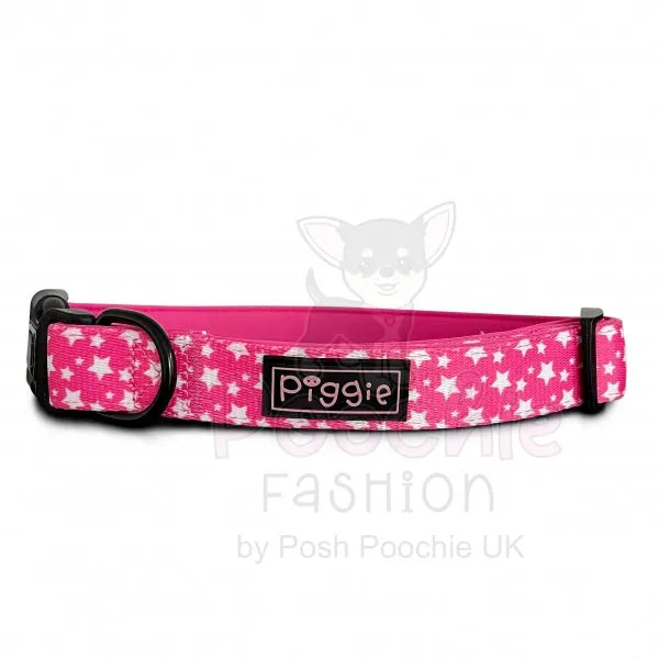Galaxy Dog Collar and Lead Hot Pink - Piggie - 2