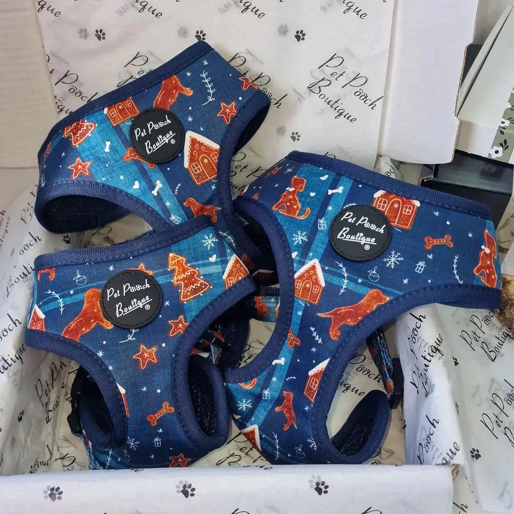 Gingerbread Biscuit Dog Harness Small - Pet Pooch - 1