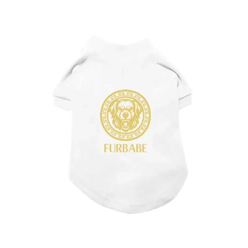 Gold Furbabe Novelty Dog T-shirt - Poochie Fashion - 3