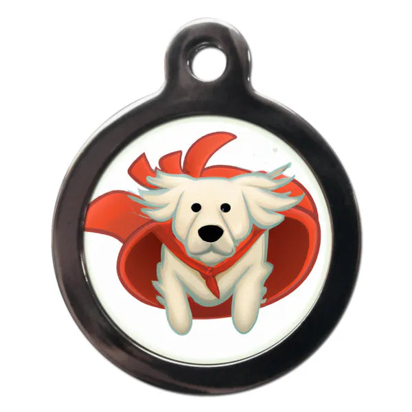 Golden Retriever Superdog Dog Id Tag Ps Pet Tags 1