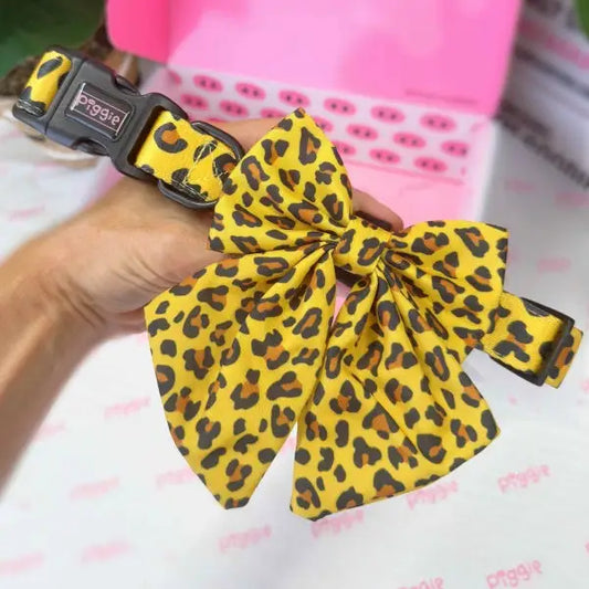 Golden Savannah Sailor Dog Bow Tie - Piggie - 2