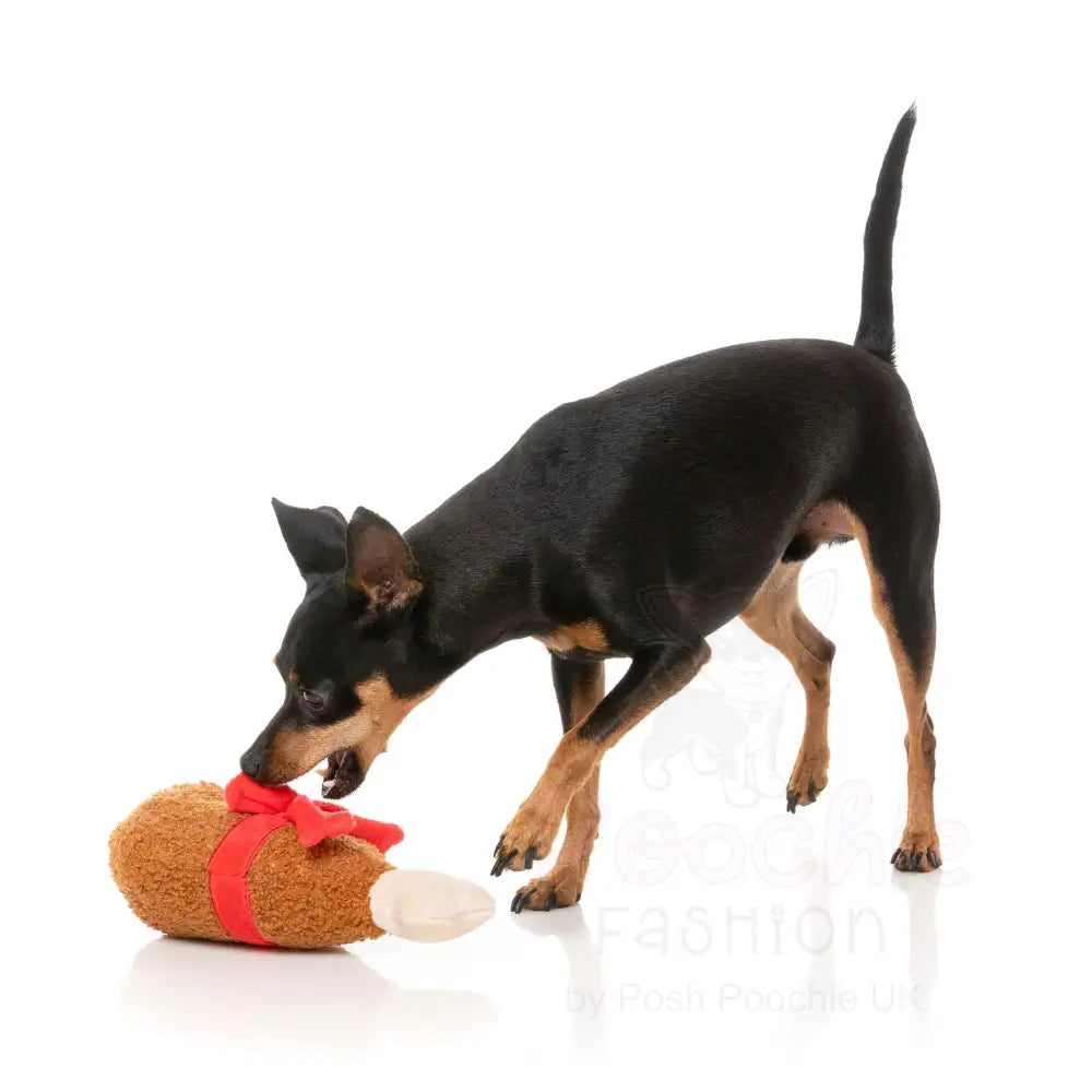 Good Tidings Turkey Leg Dog Toy by Fuzzyard - Fuzzyard - 3