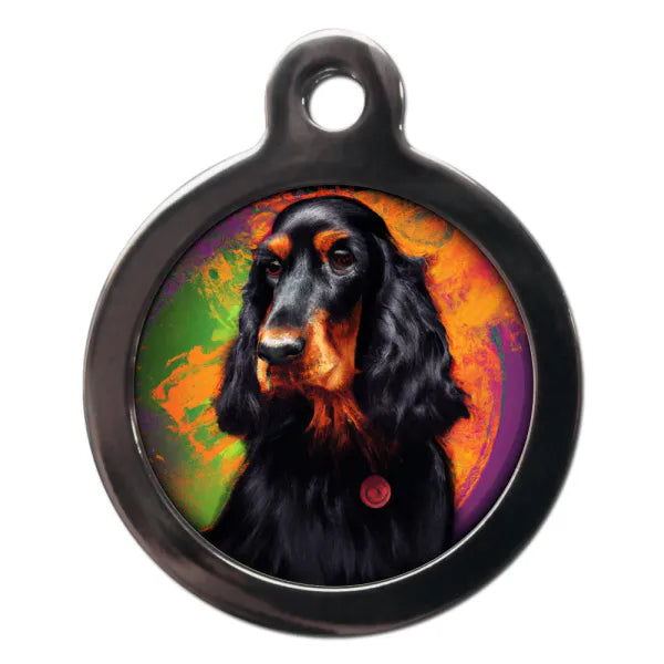 Gordon Setter Graffiti Dog Id Tag Ps Pet Tags 1