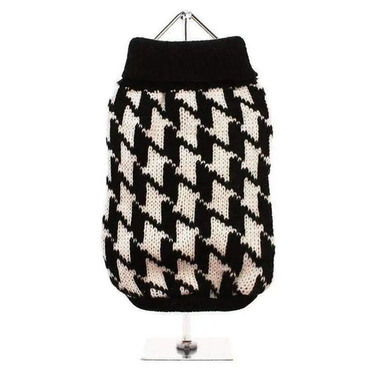 Houndstooth Dog Jumper - Posh Pawz - 1