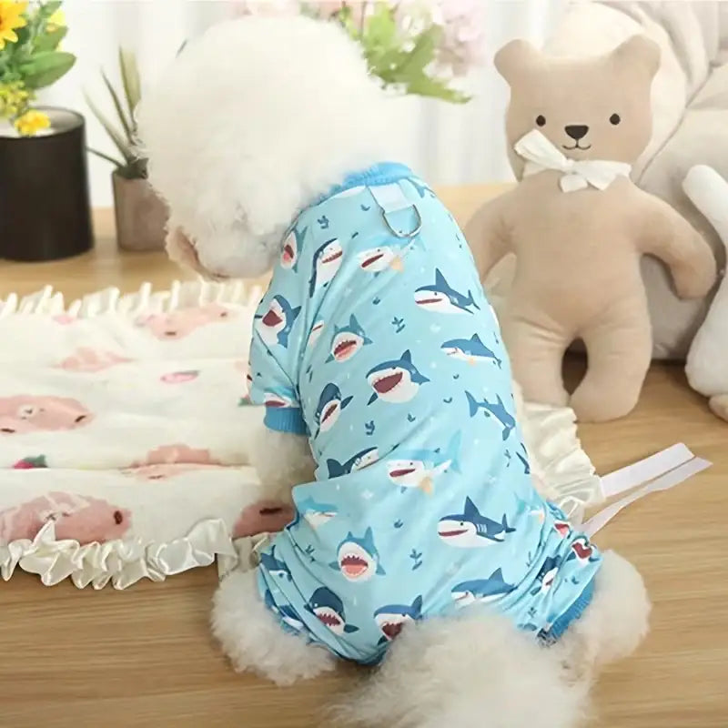 Hungry Shark Dog Pyjamas - Posh Pawz - 4