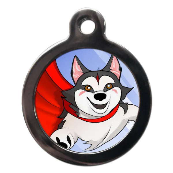 Husky Superdog Dog Id Tag Ps Pet Tags 1