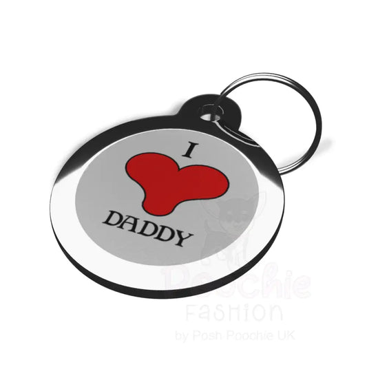 I Love Daddy Cat Id Tag - Ps Pet Tags - 2