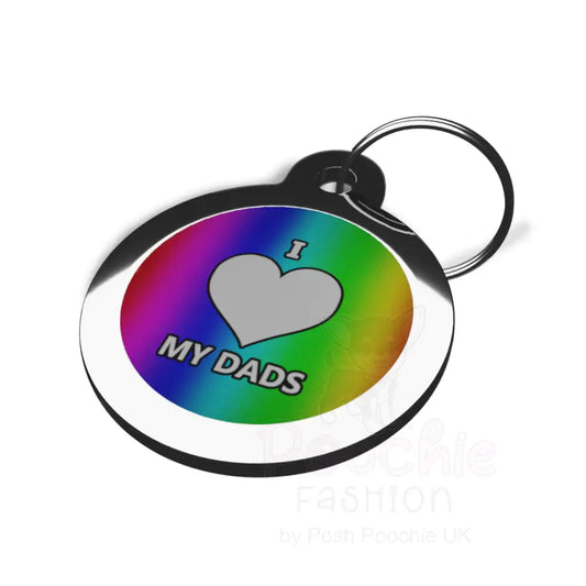 I Love my Dads Pet Id Tag - Ps Pet Tags - 2