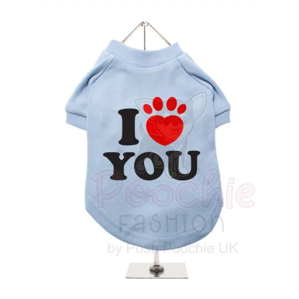 I Love you Dog T-shirt - Urban - 3