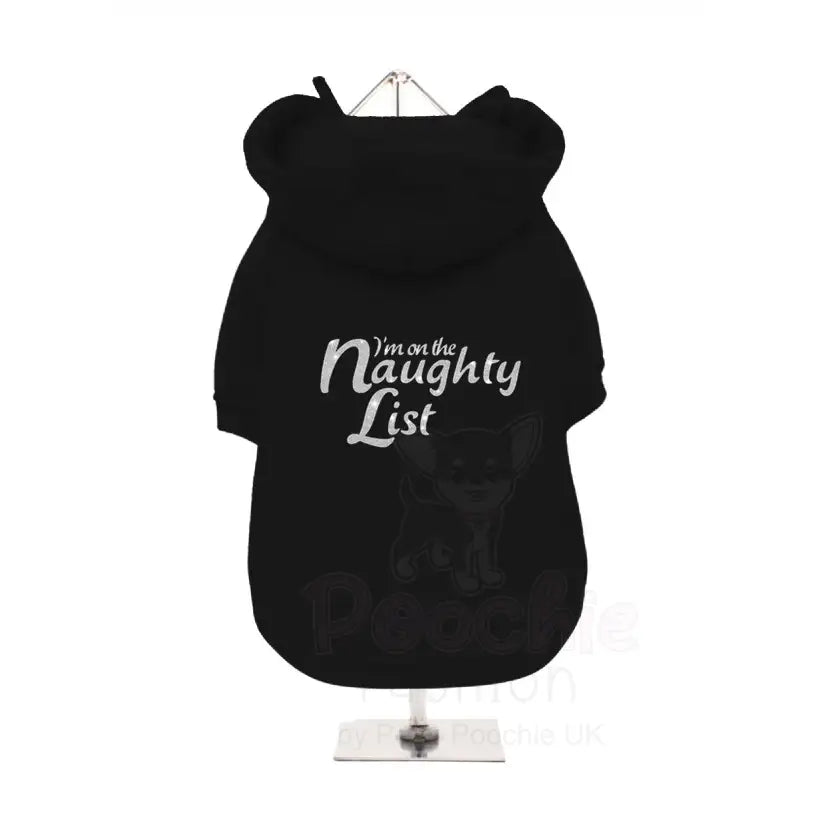 I’m on the Naughty List Xmas Dog Hoodie Sweatshirt - Poochie Fashion - 2