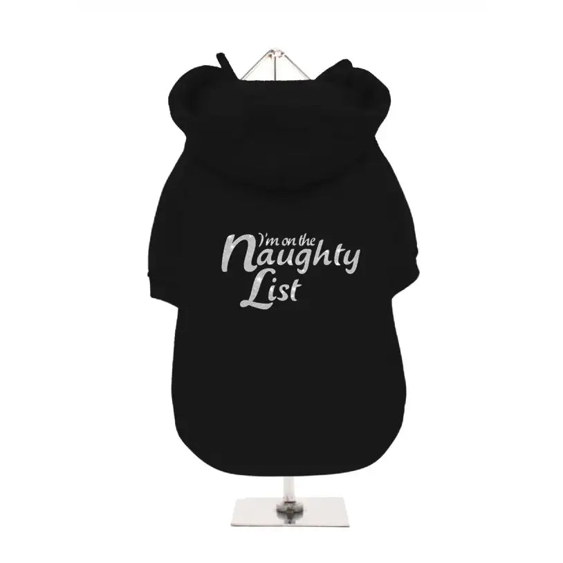 I’m on the Naughty List Xmas Dog Hoodie Sweatshirt - Poochie Fashion - 4