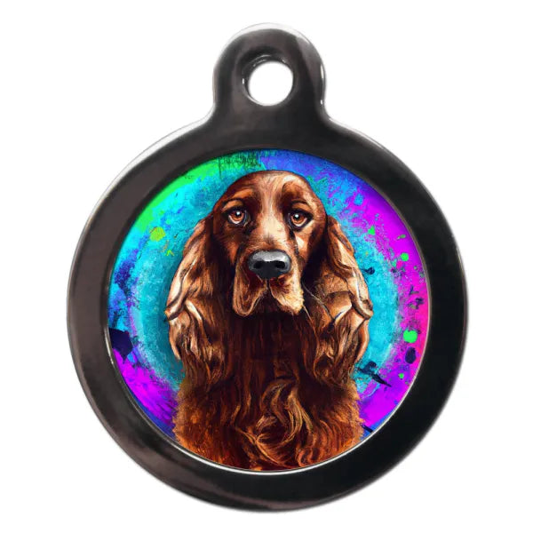 Irish Setter Graffiti Dog Id Tag Ps Pet Tags 1