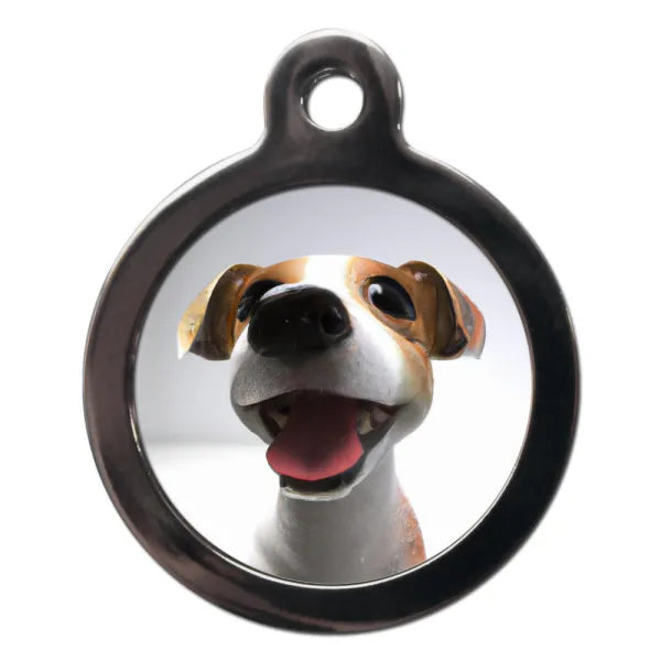 Jack Russell Fish Eye Lens Dog Id Tag Ps Pet Tags 1