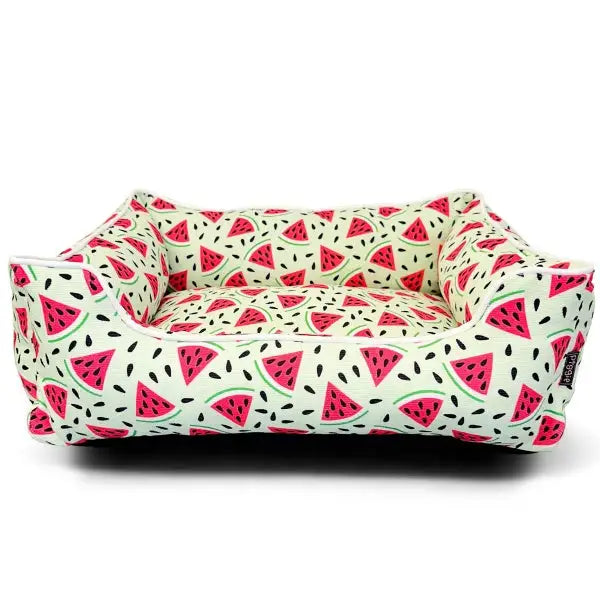 Juicy Fruit Luxury Corduroy Dog Bed - Piggie - 1