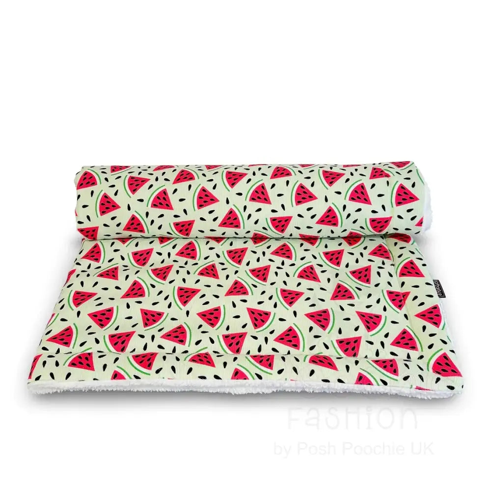 Juicy Fruit Luxury Corduroy Dog Blanket - Piggie - 8