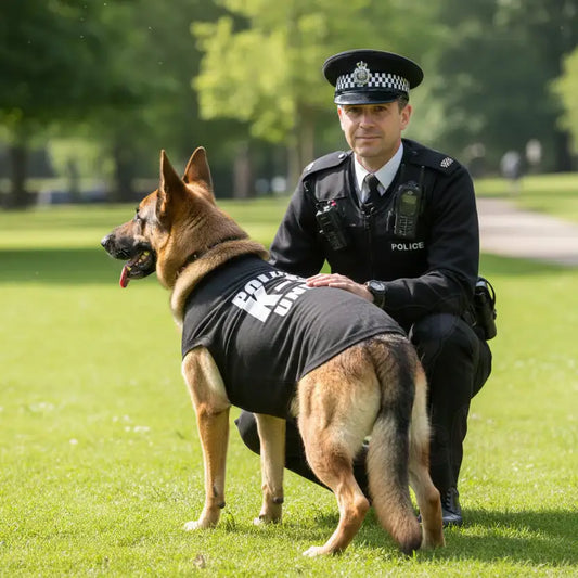 K9 Police Unit Dog T-shirt - Poochie Fashion - 2