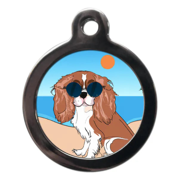 King Charles Spaniel Summertime Dog Id Tag Ps Pet Tags 1
